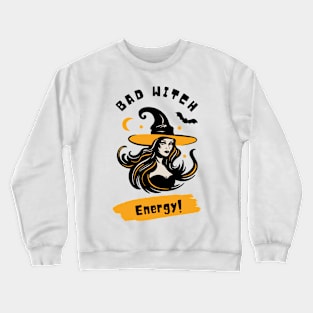 Witch Energy Halloween Costume Crewneck Sweatshirt